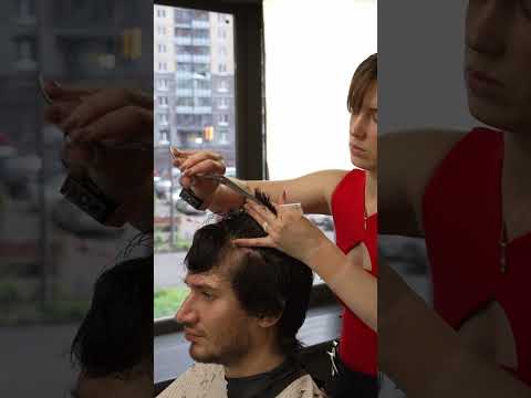 💈(ASMR) She Cuts with Precision & Grace – Professional Russian Female Barber at Work