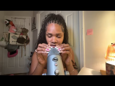 ASMR (No Echo) Mic Scratching With Acrylic Nails