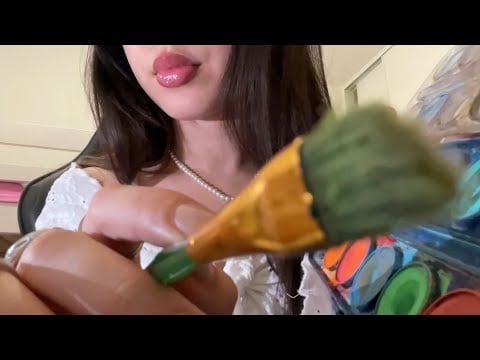 ASMR Painting On You (camera touching) 
