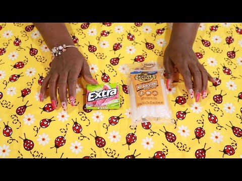 GORILLA GLUE STICKS ASMR CHEWING GUM