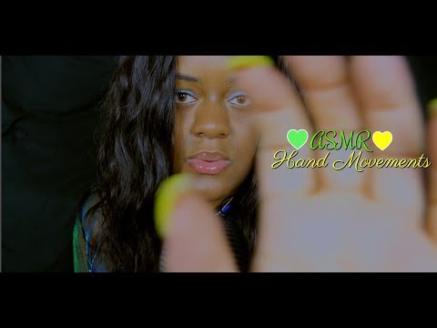 ASMR | Close Calming Hand Movements | Plucking, Humming/Singing ~