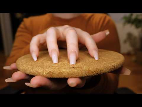 ASMR Cork Scratching and Tapping for Relaxation (no talking) Zoom H1 & Blue Yeti