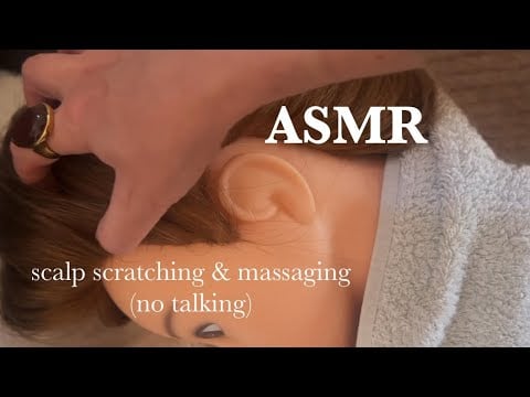 Ultimate ASMR Scalp Tingling Experience – Scratching & Massage (Silent) 💆‍♀️