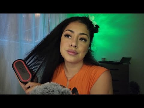 ASMR PLANCHÁNDOME EL CABELLO + story time