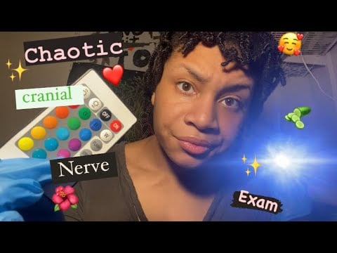 ASMR - Crazy Cranial Nerve Examination (Linda)