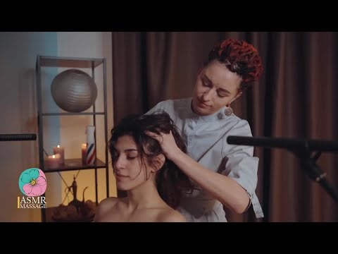 Relaxing ASMR Chair Massage by Anna