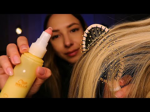 ASMR MEXENDO NO SEU CABELO ATÉ VOCÊ DORMIR PROFUNDAMENTE (sons reais)