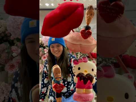 Valentine’s Day ASMR in public 💝 Comment which one was your favorite? #public #satisfying