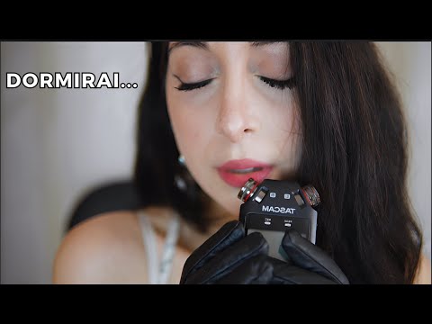 4K ASMR: Questi BACI e questi GUANTI in PELLE ti STENDERANNO 💋🖤