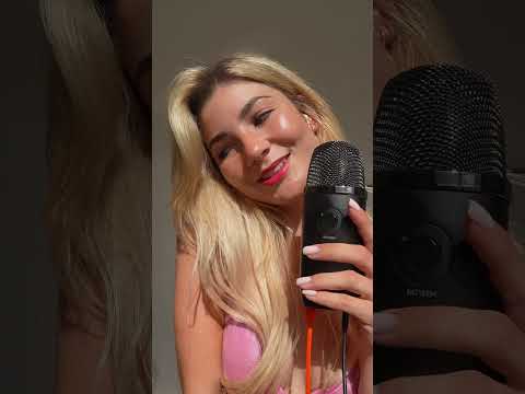 ASMR #microphone #kisses #asmrsounds #blonde #soothingsounds