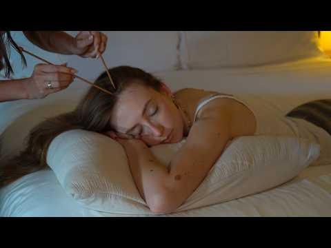 ASMR Tingly Scalp Inspection and Hair Parting + Hair Play and Back Scratch with Kristen (Whisper)