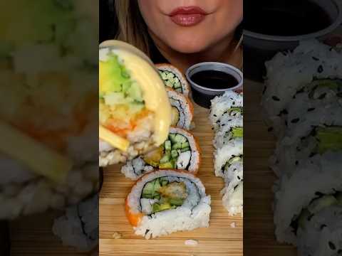 SUSHI PLATTER #asmr #food #sushi