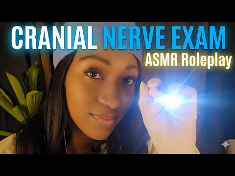Cranial Nerve Exam ASMR 🩺 Relaxing Doctor Roleplay (Smell, Eye, Hearing & Sensation)