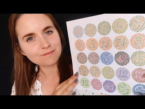 [ASMR] Doctor Checkup Eye Exam | Colour Blindness | Soft Spoken