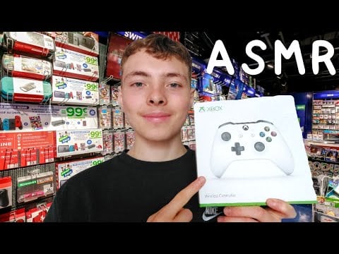 ASMR FR: Roleplay🎮Micromania🎮(tu cherches un FPS)
