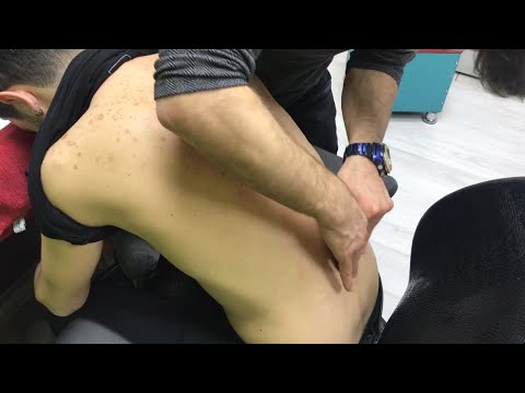 ASMR TURKISH BARBER MASSAGE +NECK CRACK+head, back, neck, shoulder, ear, face, sleep massage therapy