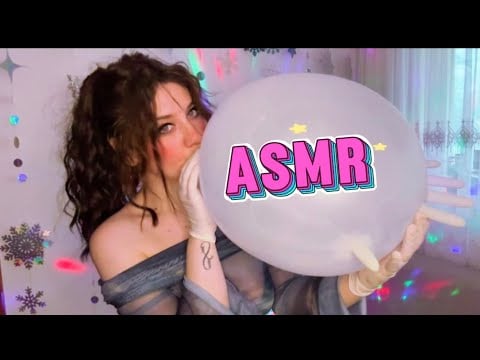 ASMR | Balloon And Latex Glove Inflation 🤍
