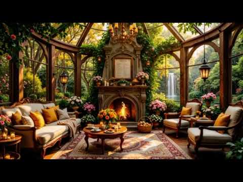 Cozy Spring Ambience with Soft Relaxing Sounds of Jazz Music For Relaxation and Sleep