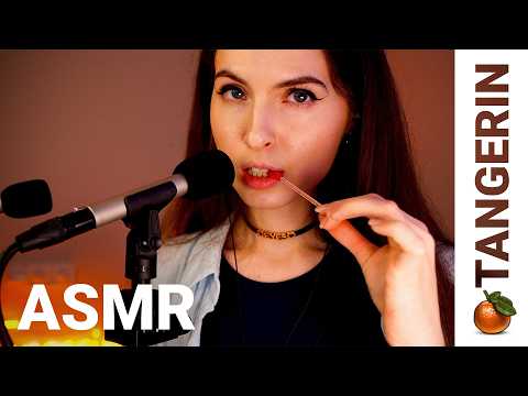 ASMR Mouth Sounds / Spoolie Nibbling / Clothes Scratching | Tangerin