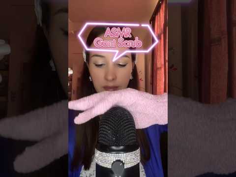 ASMR avec un gant scrub ! 🧤✨ #asmr #scrubbingasmr #justrelax