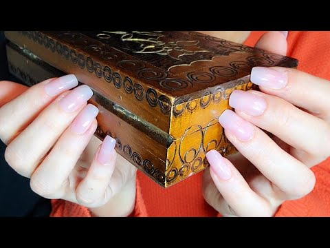 ASMR Textured Wood Box Scratching and Tapping | No Talking After Intro