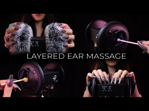 ASMR Hypnotizing Layered Ear Massage and Cleaning (No Talking)