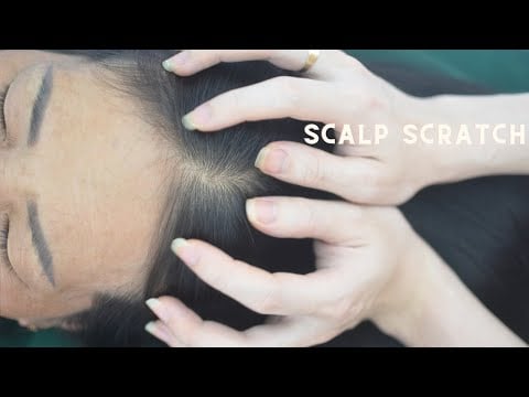 ASMR Aggressive Head Scratching Real Person, Focus Hair Sounds For Headache Relief