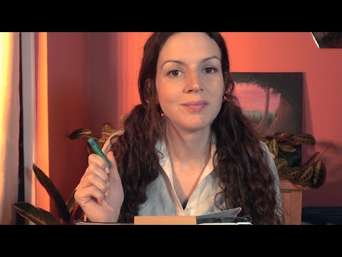 ASMR Art Class - Chatting and Drawing Sounds