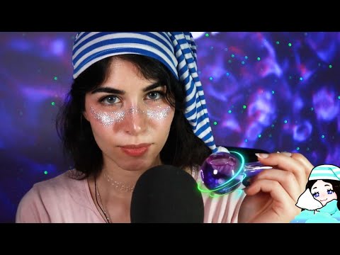 ASMR🔮MAGICAL WATER GLOBES (+ relaxing piano music & reverb)