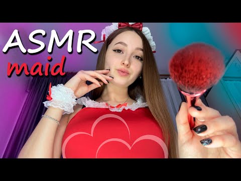 ASMR Full Body Relaxing Massage | Maid PERSONAL ATTENTION Triggers Roleplay