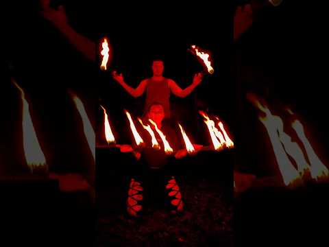 Just Dancing With Fire Fans 😍🔥