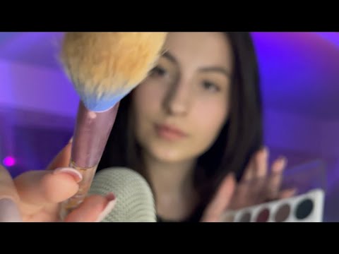 Asmr makeup application in 1 minute
