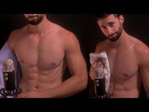 Shirtless ASMR Taking off Clothes Sounds👕