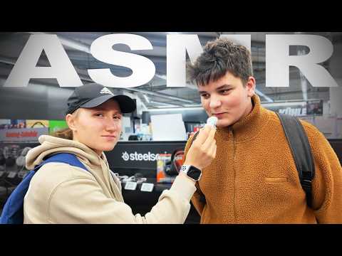 I asked customers to do ASMR