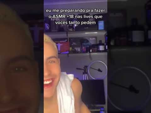 Eu me preparando pra fazer o ASMR +18 nas lives que vocês tanto pedem