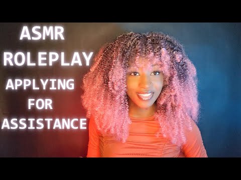 ASMR Roleplay | Case Worker - Gum Chewing, Typing, Questions, Sassiness.