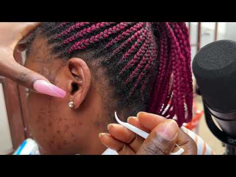 EAR CLEANING AND TAPPING FOR SLEEP VERY SATISFYING FOR SLEEP NO GUM CHEWING