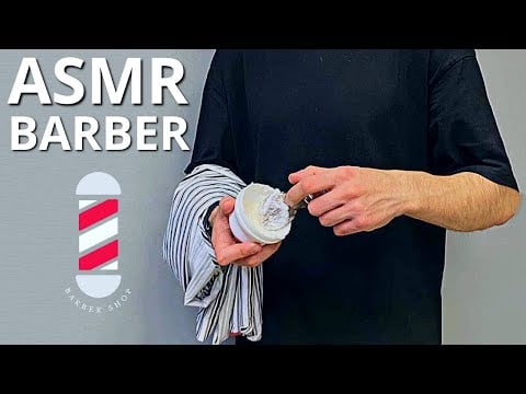 BARBER ASMR HAIRCUT - Ultra Fast and Slow Hair Cutting Sounds. Barbershop Haircut ASMR No Talking