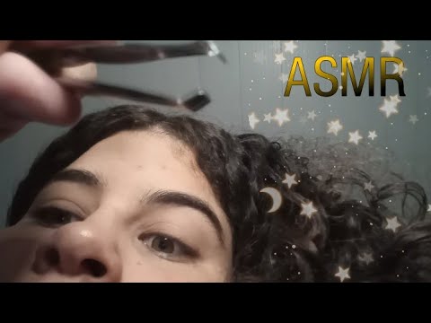 ASMR FAZENDO SUA SOBRANCELHA ROLEPLAY