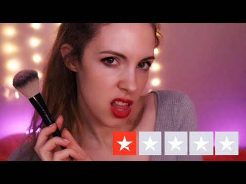 ASMR - Worst Rated Makeup Artist Does Your Makeup