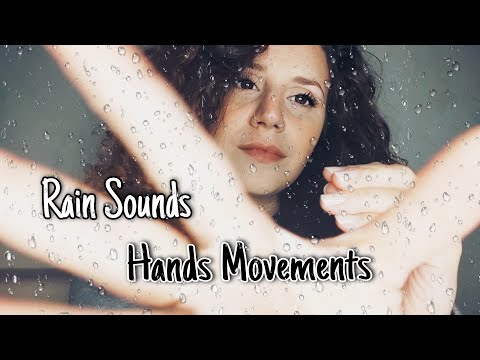 ASMR ita • 👐HANDS MOVEMENTS e suoni della PIOGGIA🌧️ per dormire 😴