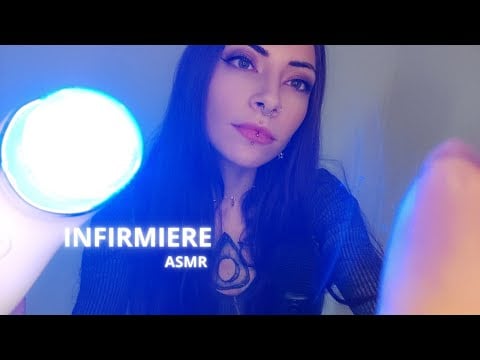 ASMR FRANCAIS | ROLEPLAY INFIRMIERE | JE SOIGNE TON VISAGE (FACE TOUCHING, LUMIERE APAISANTE...)