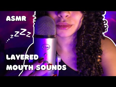 ASMR| 1H SONS DE BOCA EM CAMADAS 💋💦✨ | layered mouth sounds