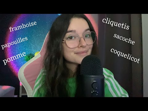 ASMR | Mots déclencheurs part.2