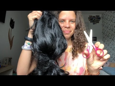 [ASMR] giving you a quick haircut 💇‍♀️