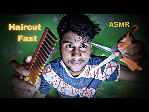 ASMR Fast Doing Haircut || fast and aggressive asmr