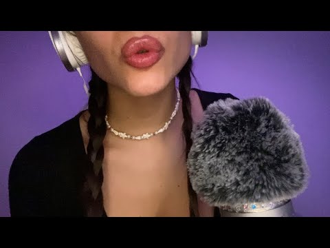 ASMR | MOUTH SOUNDS para DORMIR EN 10 MINUTOS ~ BESITOS Y PALABRAS DETONANTES