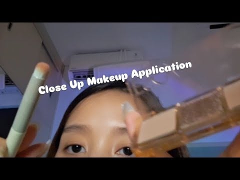 ASMR Doing Your Makeup SUPER Close… | Inaudible Whispers 