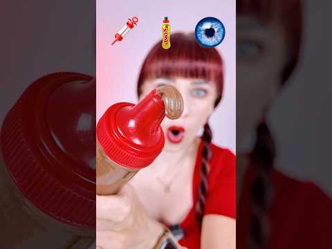 ASMR Chocolate Shooter, Drink, Chocolate Eyeball  #mukbang