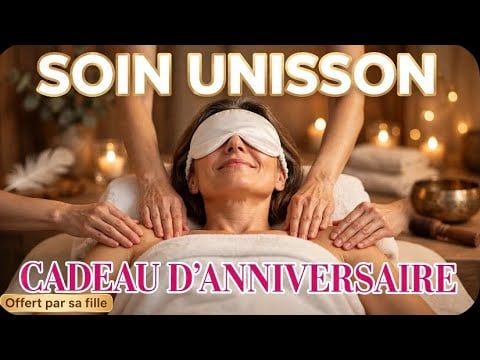 Sa fille lui offre un Soin UNISSON ( ASMR + Massage ) Pour son Anniversaire 🤍
